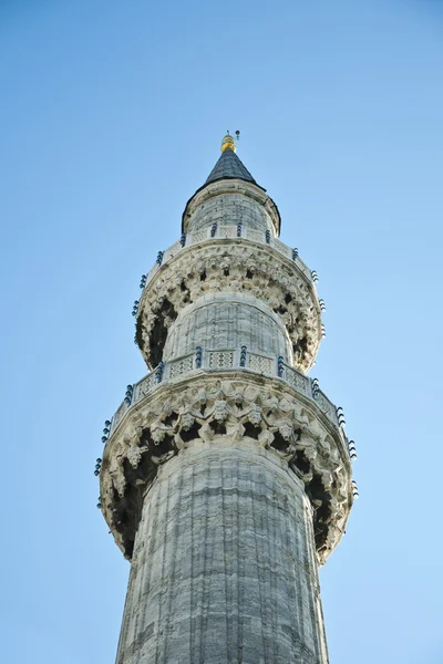 Minaret Modrá mešita — Stock fotografie
