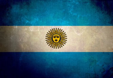 Grunge Argentina Flag clipart