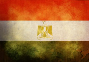 Grunge Egyptian Flag clipart