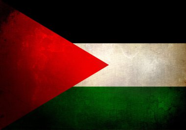 Grunge Palestine Flag clipart