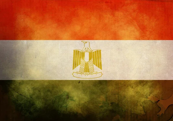 Гранж-египетский флаг — стоковое фото