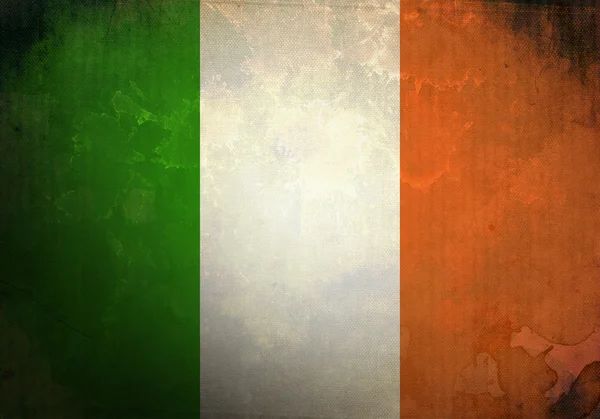 Grunge Bandera de Irlanda —  Fotos de Stock