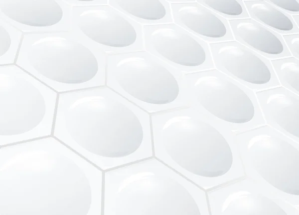 White Honeycomb Background — Stock Photo, Image