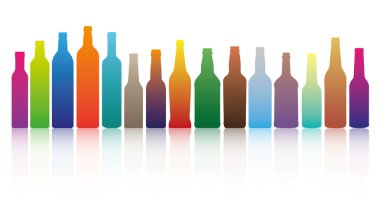 Color Bottles clipart