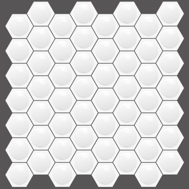 Real Looking Hexagon texture clipart