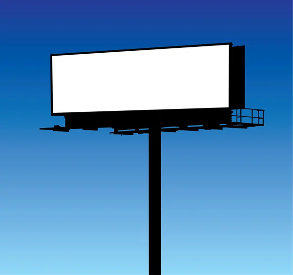 Бланк-билборд — стоковый вектор