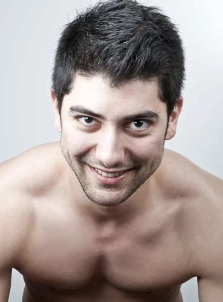 Сексуальний молодий голий чоловік — стокове фото