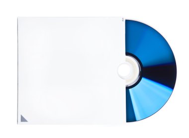 Blank CD and case clipart