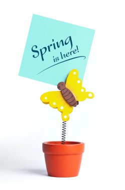 Spring is here! clipart