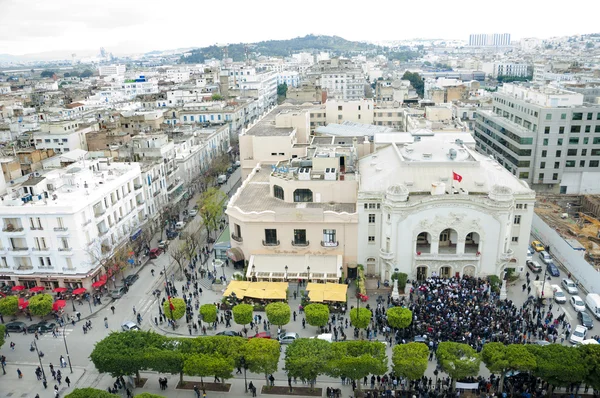 Διαμαρτυρία στην Τυνησία — Φωτογραφία Αρχείου