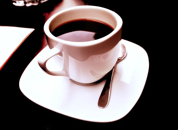 Schwarzer Kaffee — Stockfoto