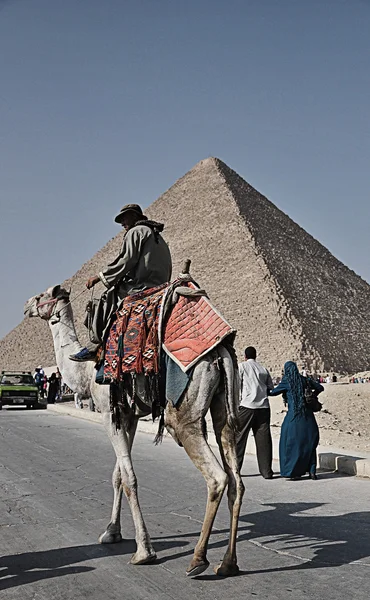 Pyramidene i Egypt – stockfoto
