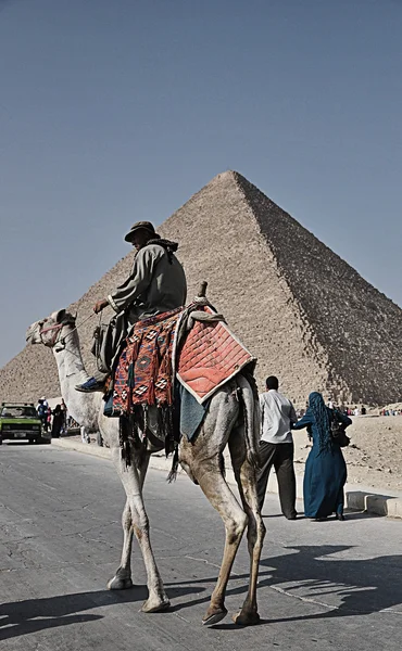 Pyramiderna i Egypten — Stockfoto