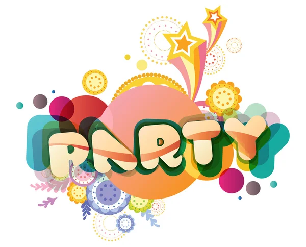 Party Glasses Illustration — Stock Vector