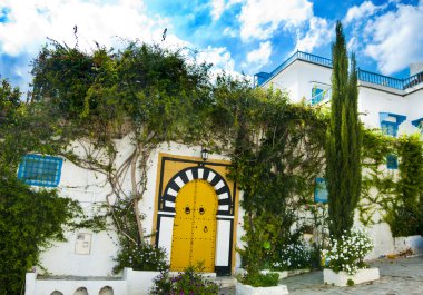 A street in Tunis clipart