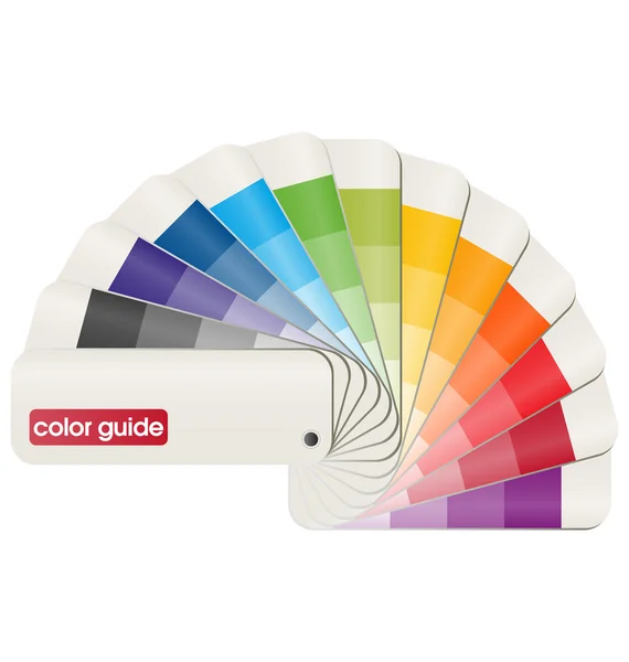 Guia de cores 3D — Vetor de Stock