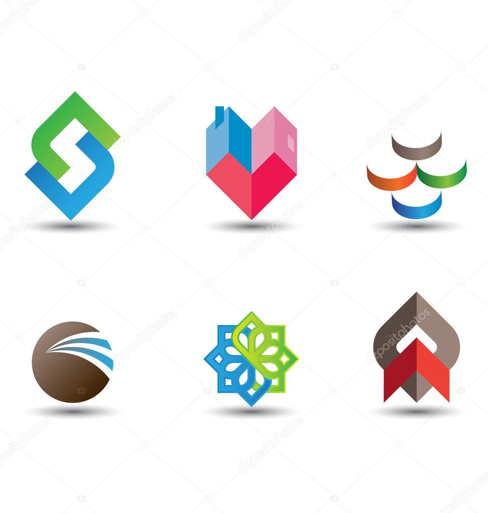 A very modern, fresh and trendy design element for your company, fully editable.