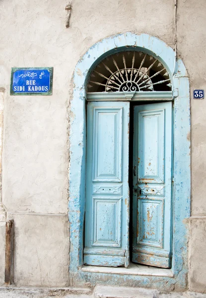 stock image Wooden Tunisian Door