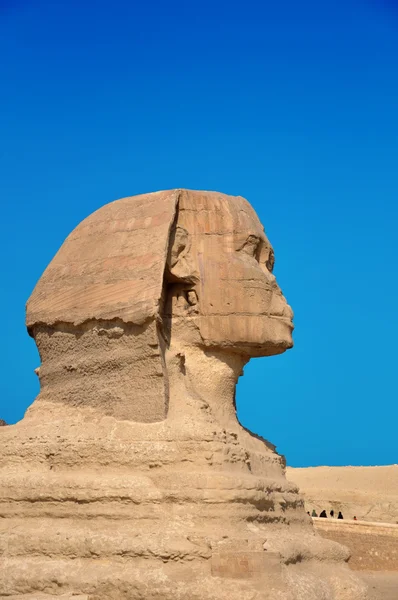 金字塔和吉萨的大狮身人面像 — 图库照片