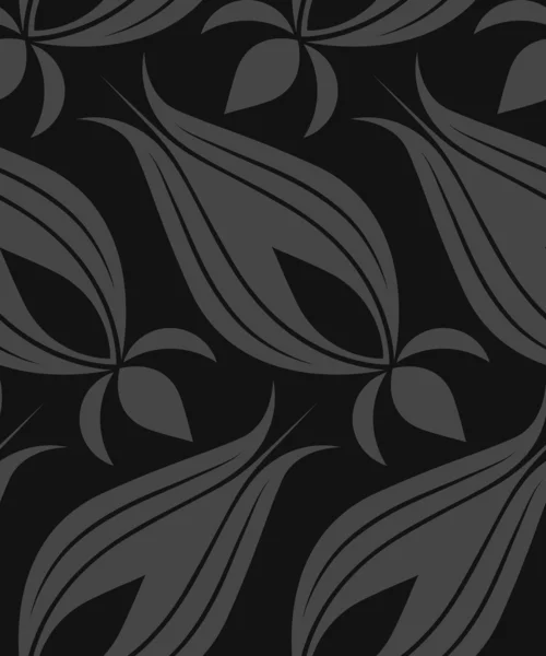 Ottoman tulipe modèle sans couture — Image vectorielle