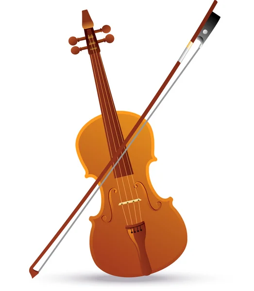 Barokk hegedű — Stock Vector