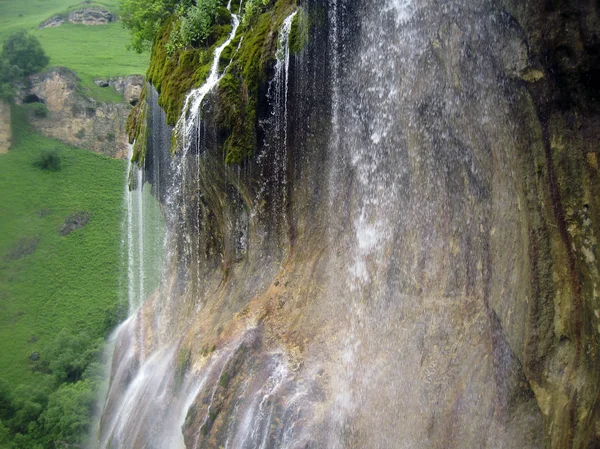 Королі водоспад. 77 рядків — стокове фото