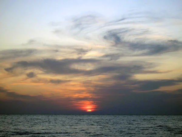 stock image Sundown over the sea