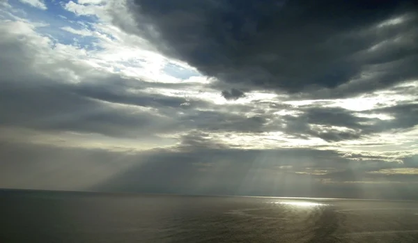 stock image Sundown over the sea