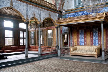 Harem in Topkapi palace, Istanbul, Turkey clipart