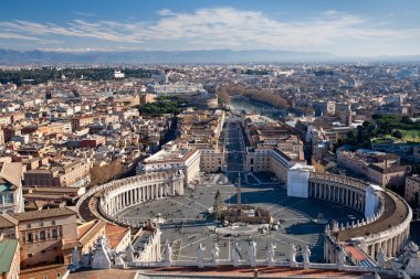 View on St.Peter Square clipart