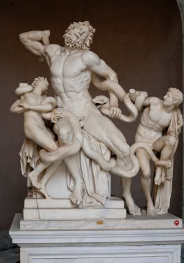 Laocoon statue clipart