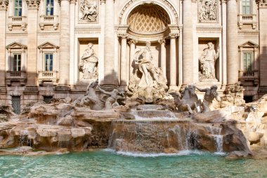 Trevi Fountain in Rome clipart