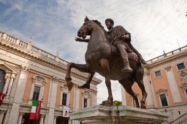 On piazza del Campidoglio clipart