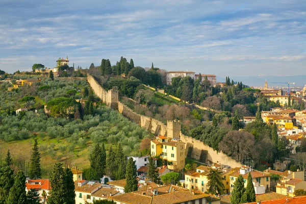 stock image View on old city wall, Tuscan, Florence