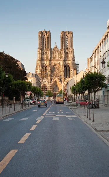 在兰斯，法国巴黎圣母院大教堂 — 图库照片