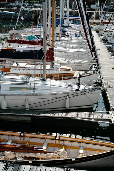 Ormeggio barche a Cancale — Foto Stock