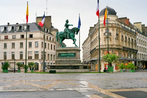Monumento di Giovanna d'Arco a Orleans, Francia — Foto Stock