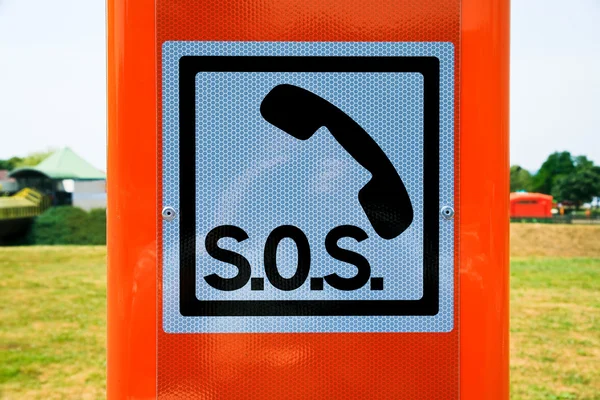 Assinar SOS — Fotografia de Stock
