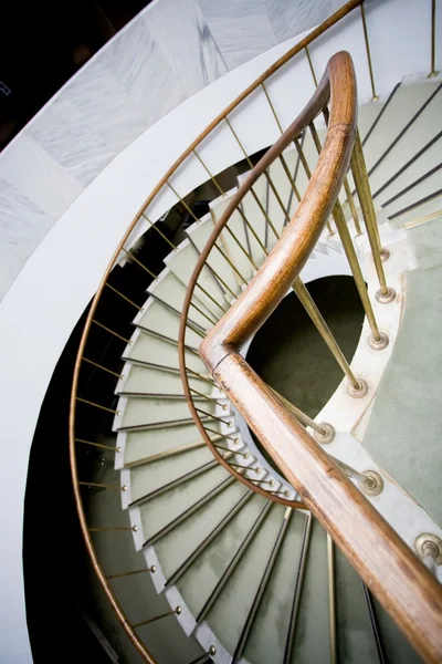 Поворот лестницы — стоковое фото