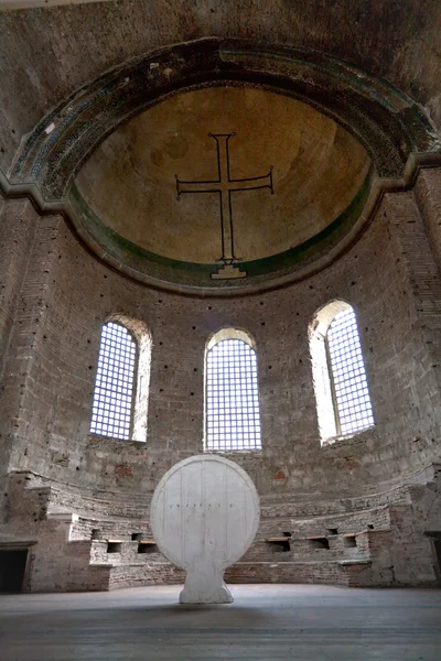 Interior Santa Irine church - most ancient Byzantine church — Stock Photo, Image