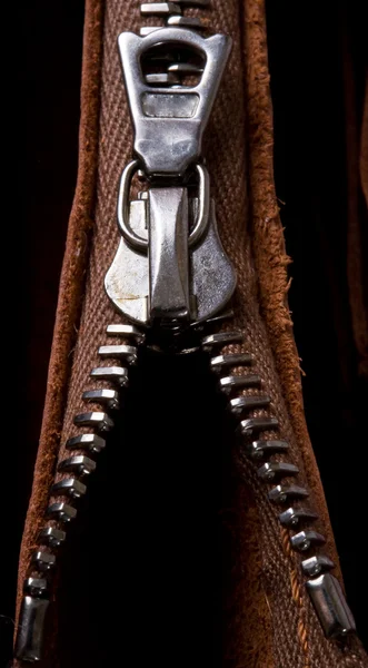 Zipper close-up — Stock Photo, Image