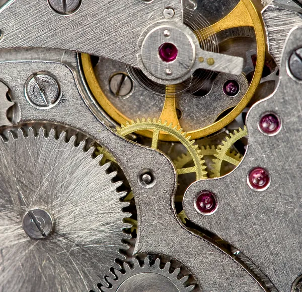 Old mechanical watch close up — Stock Photo, Image