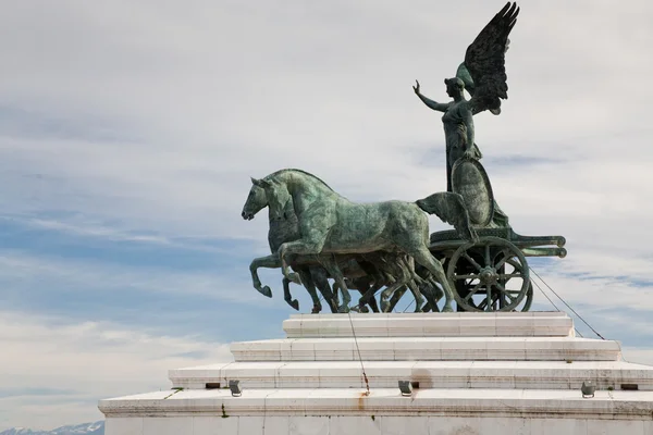 Quadriga on top of Monument — Stock Photo, Image