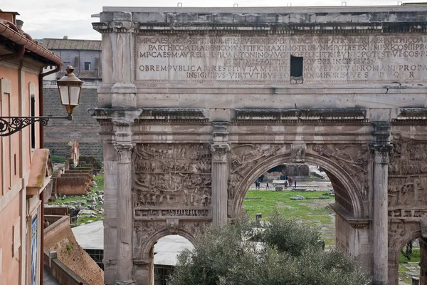 Arco di Septimius severus — Foto Stock