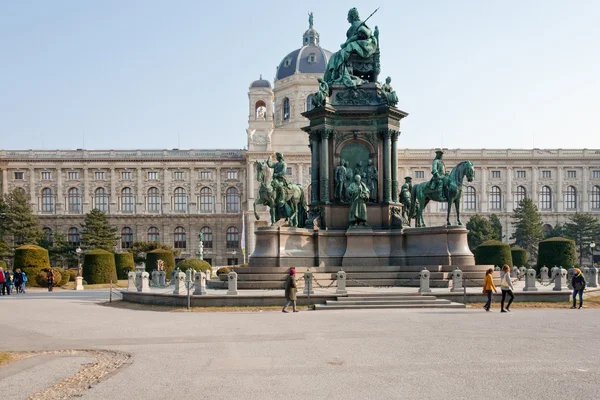 Maria-Theresien-Denkmal - Monumento Maria Theresia, Viena — Fotografia de Stock