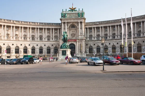 Vista sulla sezione Hofburg Neue Burg, Vienna, Austria — Foto Stock