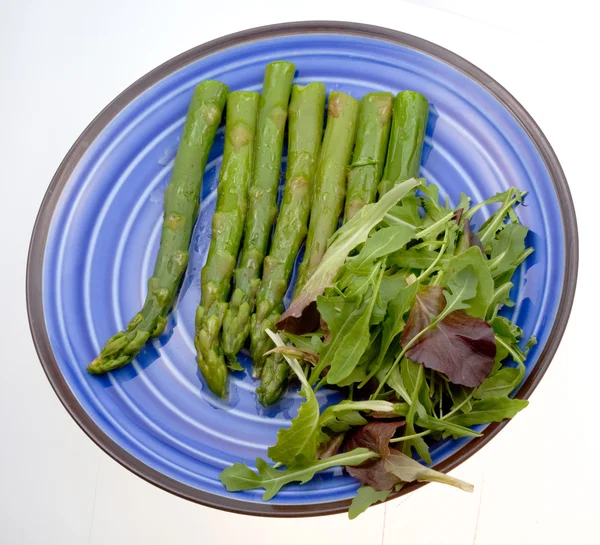 Espargos verdes cozidos — Fotografia de Stock