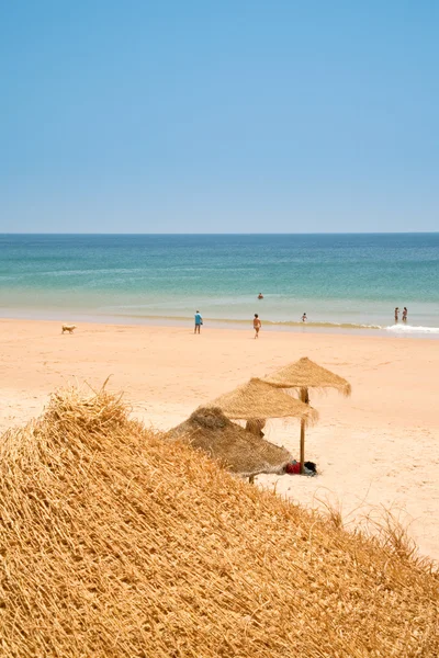 Strand in de algarve, portugal — Stockfoto