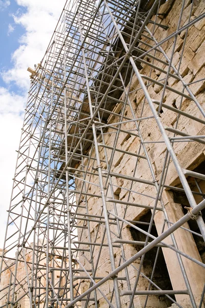 Wederopbouw van de parthenon, athens — Stockfoto