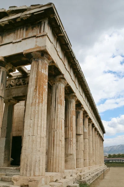 Colonnade of Temple of Hephaestus in Athens — Stock Photo, Image